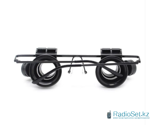 Бинокулярные очки Magnifier NO.9892A-II 20X с подсветкой Бинокулярные очки Magnifier NO.9892A-II 20X с подсветкой